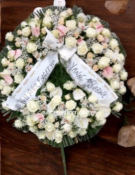 Corona Funebre Circolare: Solennità e Memoria Eterna
