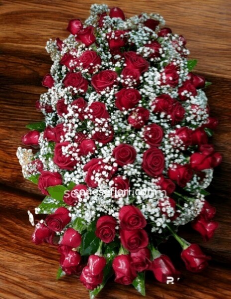 Copribara di Rose Rosse: L&acute;Ultimo Abbraccio d&acute;Amore